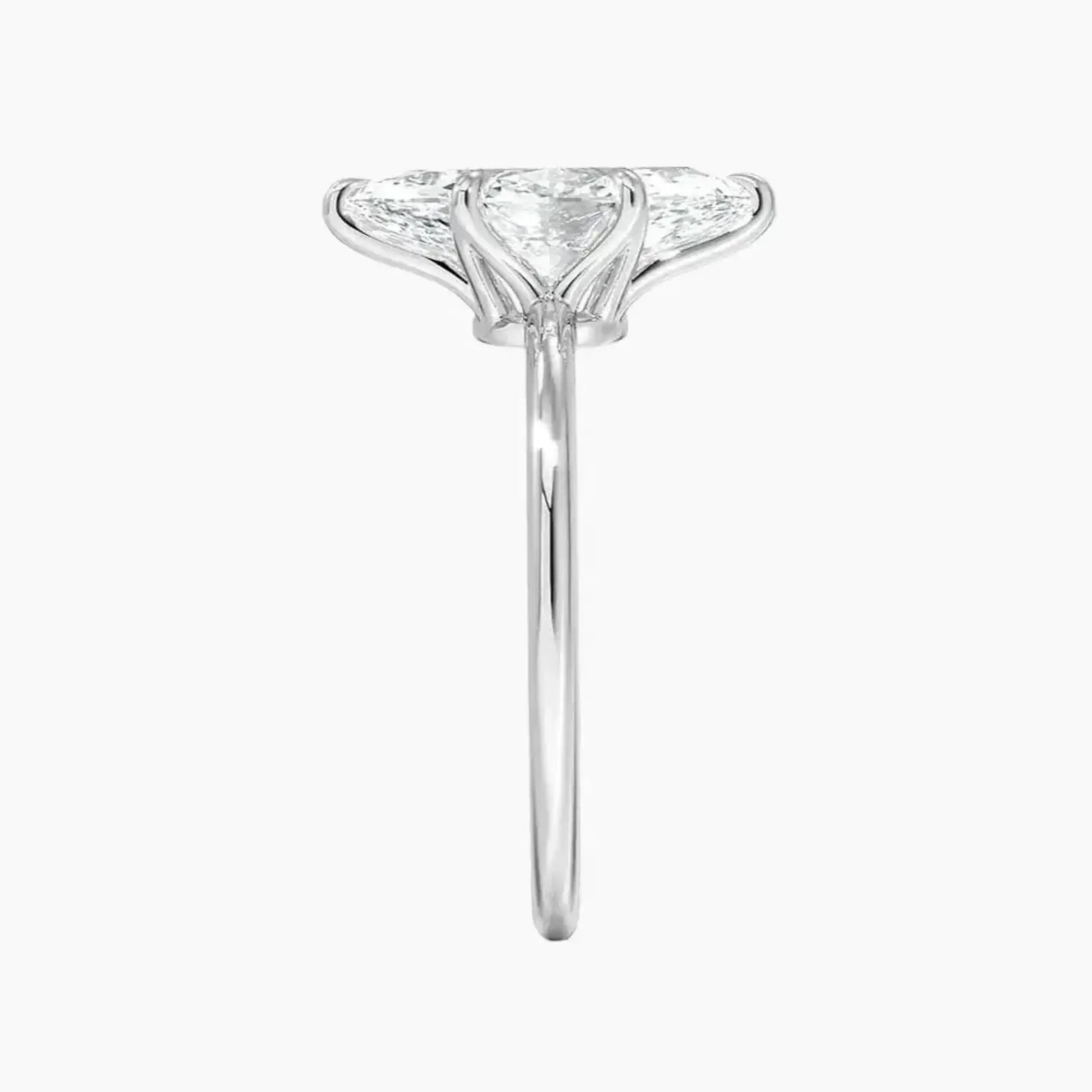 Faye Marquise Solitaire Diamond Ring Setting in 14K Rose Gold