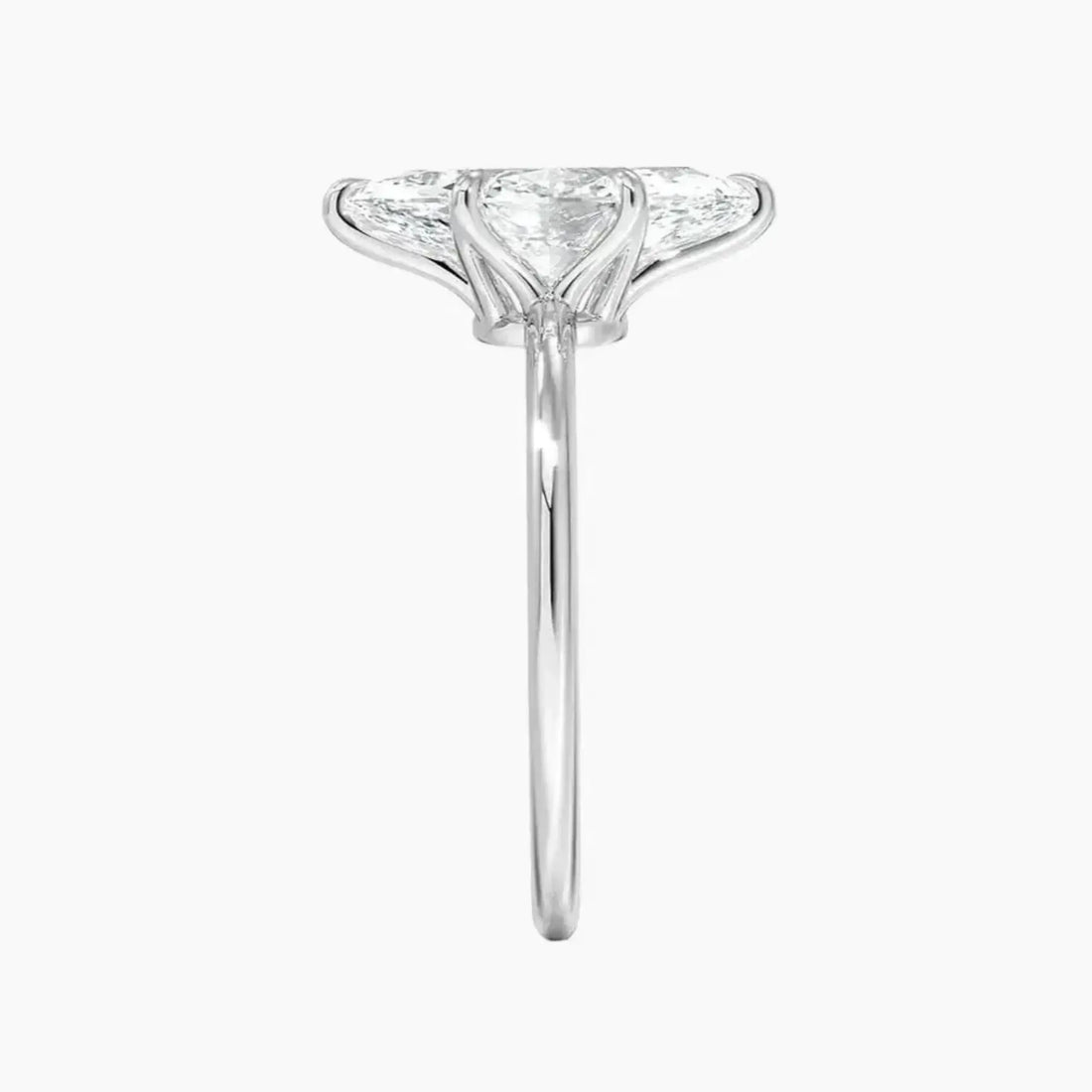 Faye Marquise Solitaire 1.5 Carat Lab Grown Diamond Engagement Ring in 18K Rose Gold