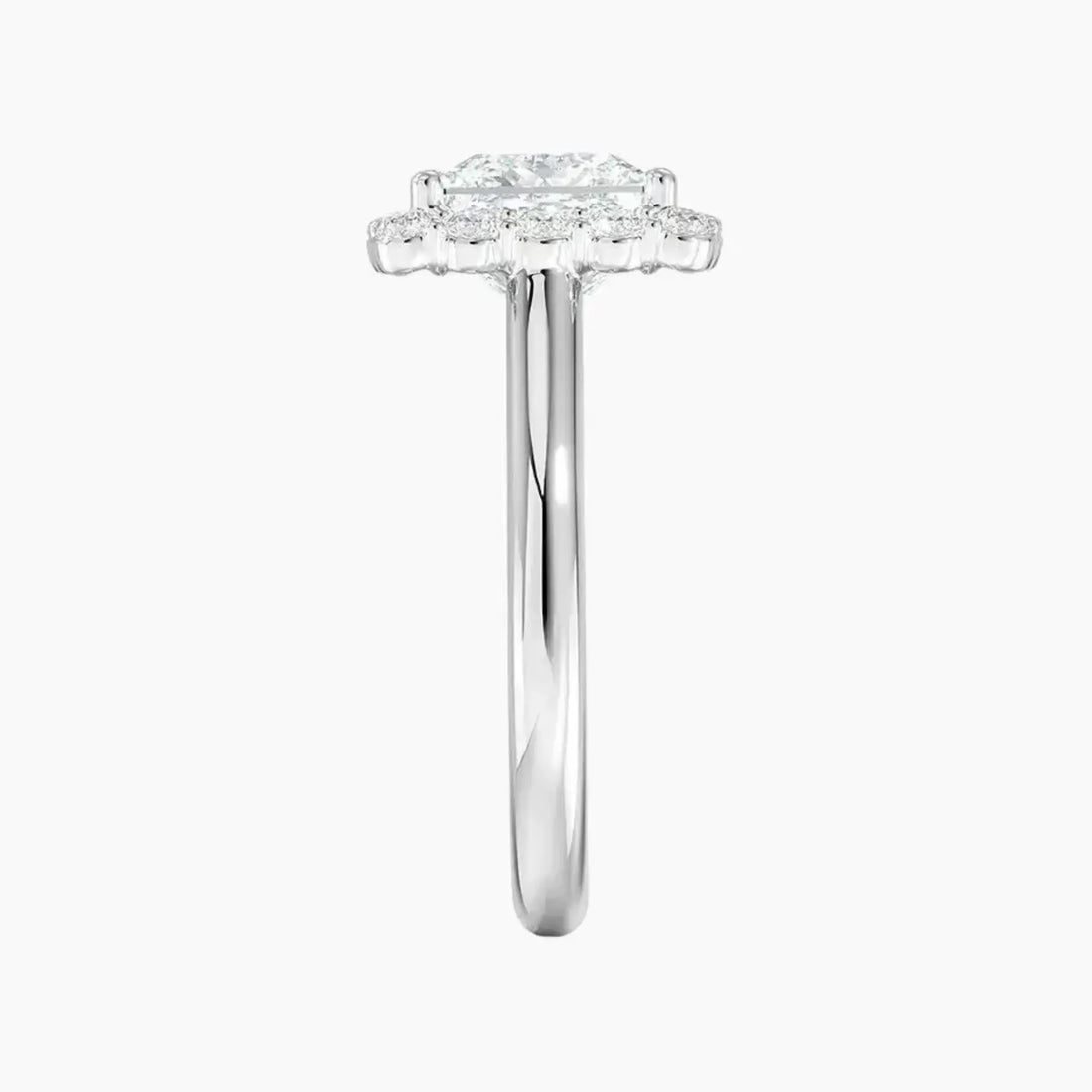 Fiora Princess Designer 2.5 Carat Lab Grown Diamond Engagement Ring in 14K Yellow Gold
