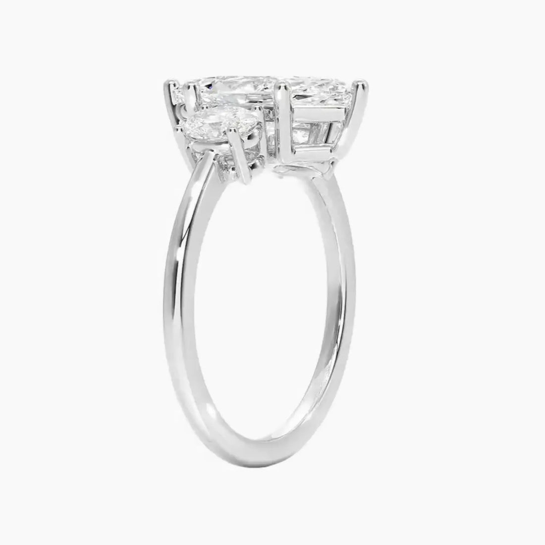 Liora Marquise Three Stone 1.5 Carat Lab Grown Diamond Engagement Ring in 14K Rose Gold