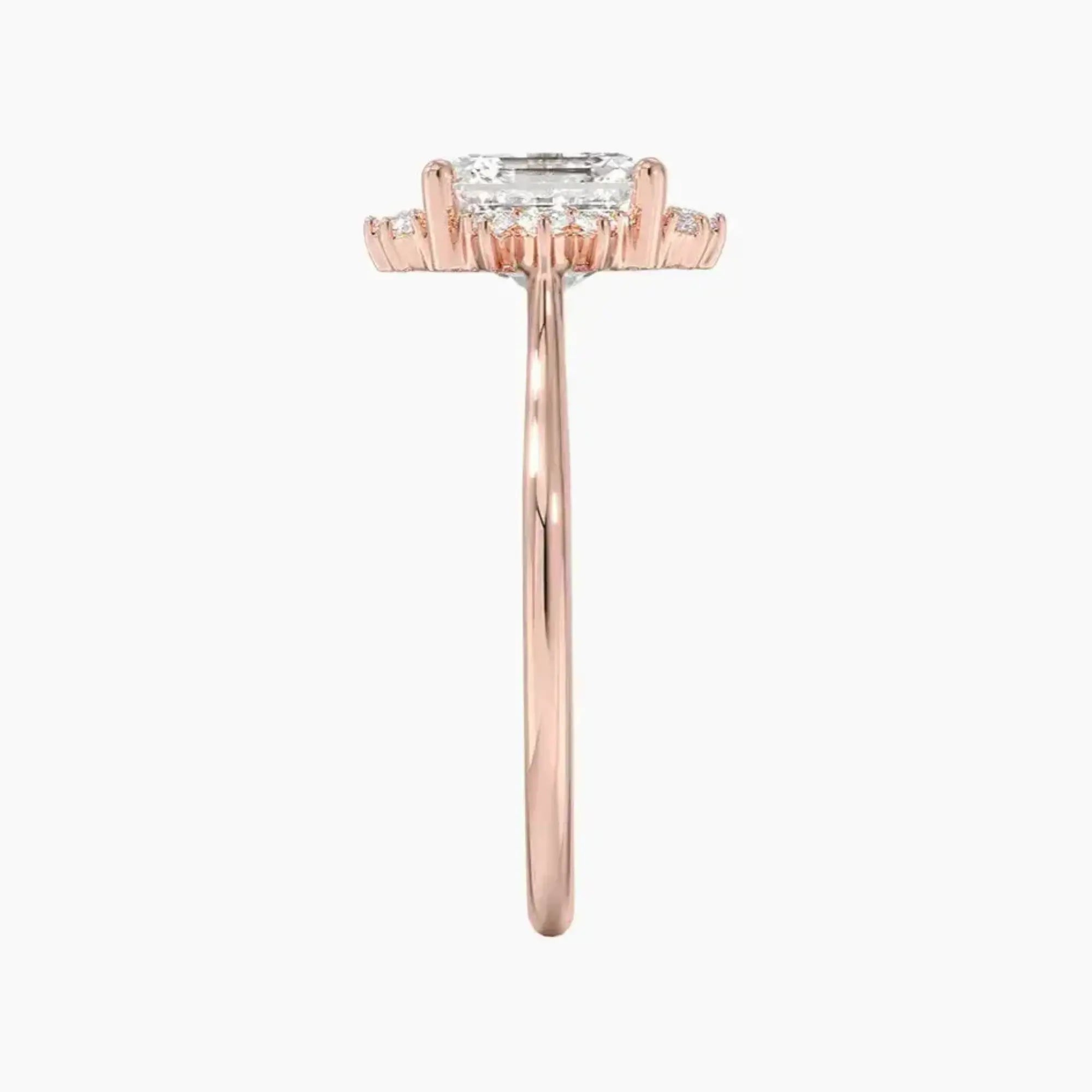 Nadia Asscher Designer 2.5 Carat Lab Grown Diamond Engagement Ring in 14K Yellow Gold