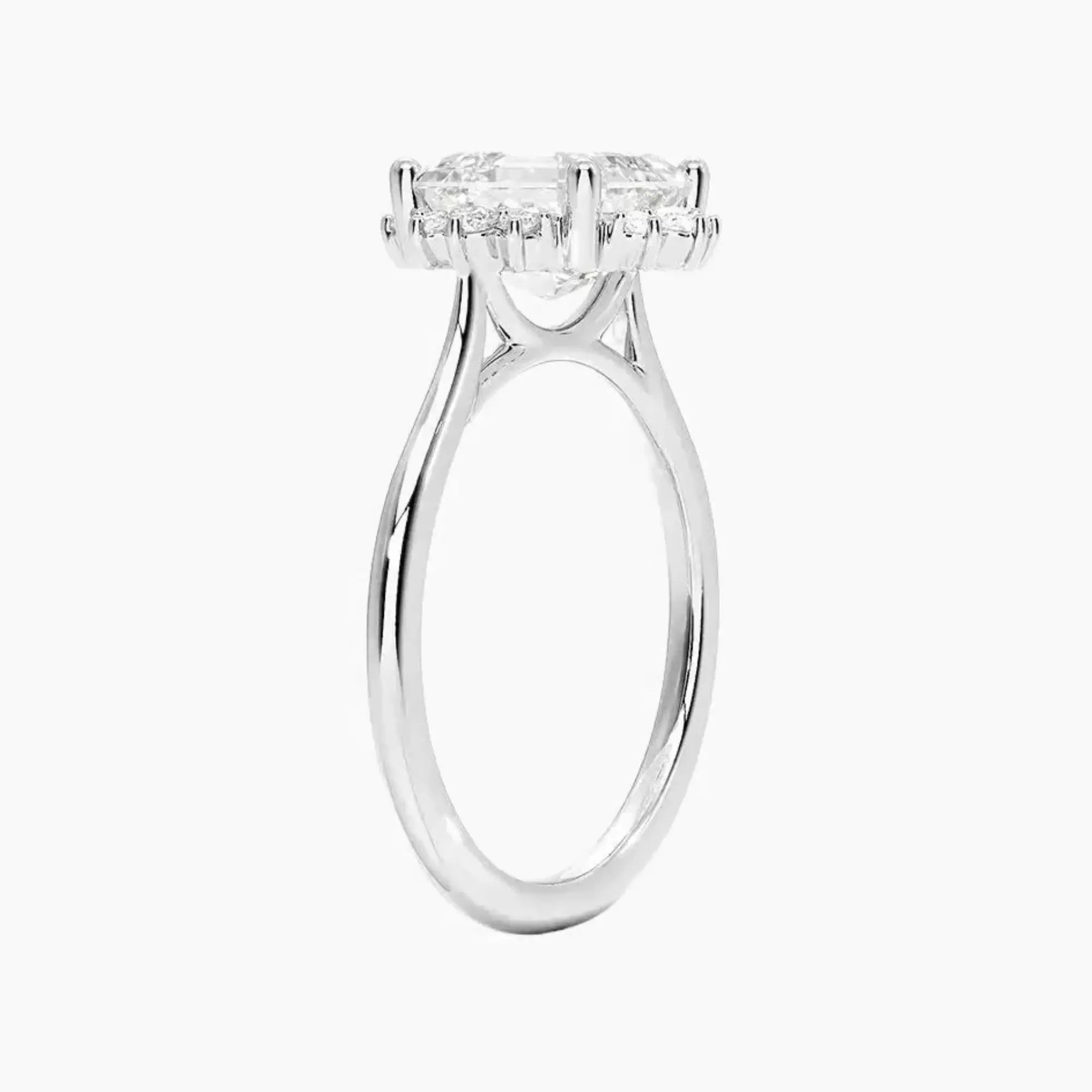 Nadia Asscher Designer 1 Carat Lab Grown Diamond Engagement Ring in 14K Yellow Gold