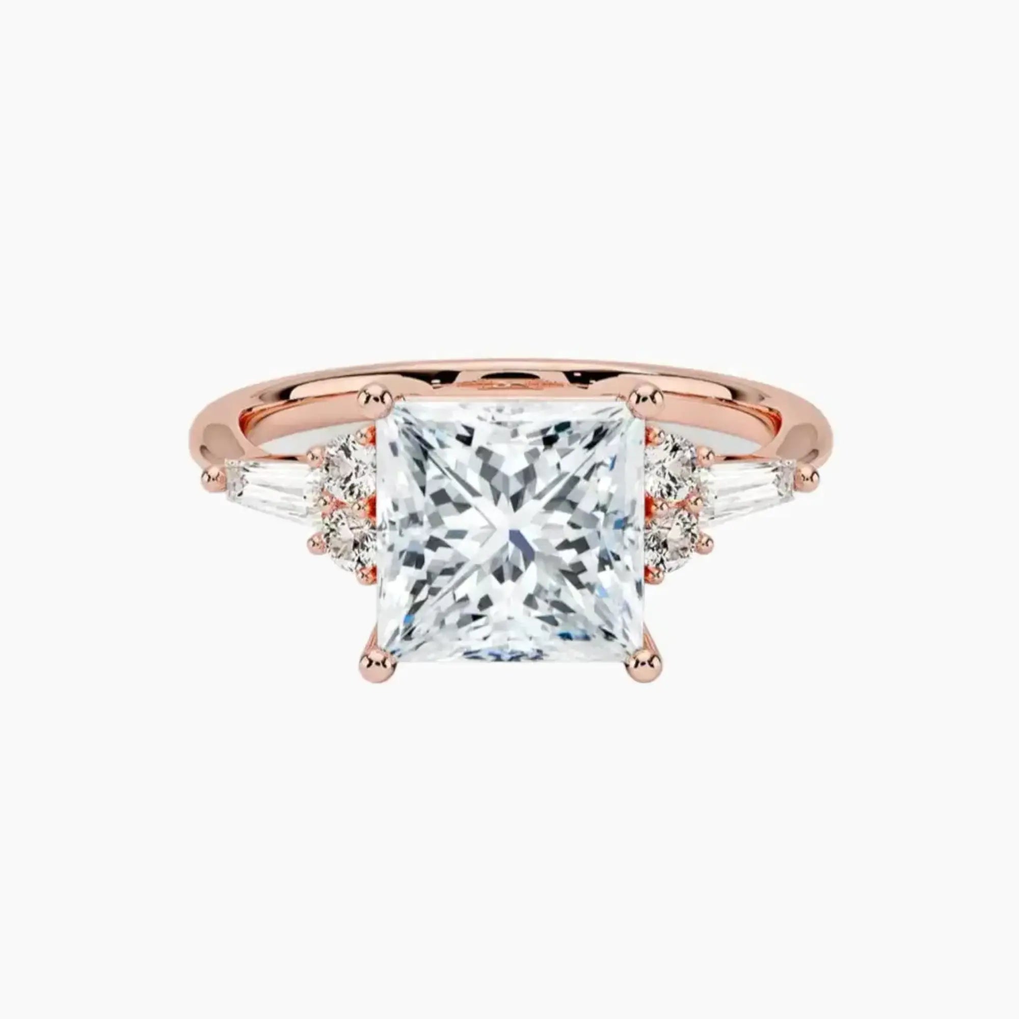 Jovana Princess Designer 1.5 Carat Lab Grown Diamond Engagement Ring in 18K White Gold