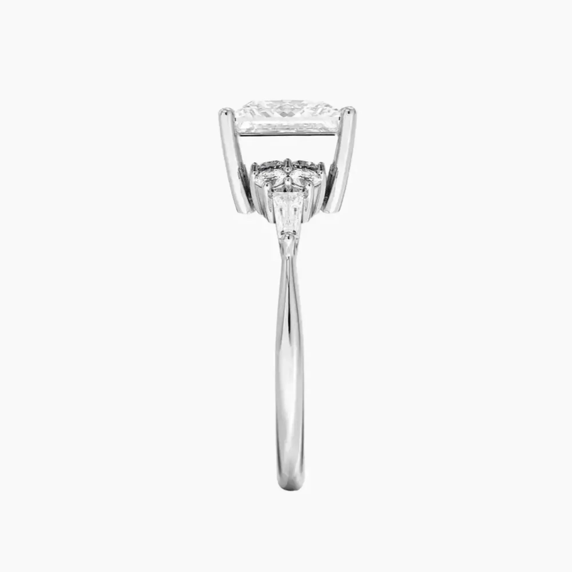 Jovana Princess Designer 2.5 Carat Lab Grown Diamond Engagement Ring in 14K Yellow Gold