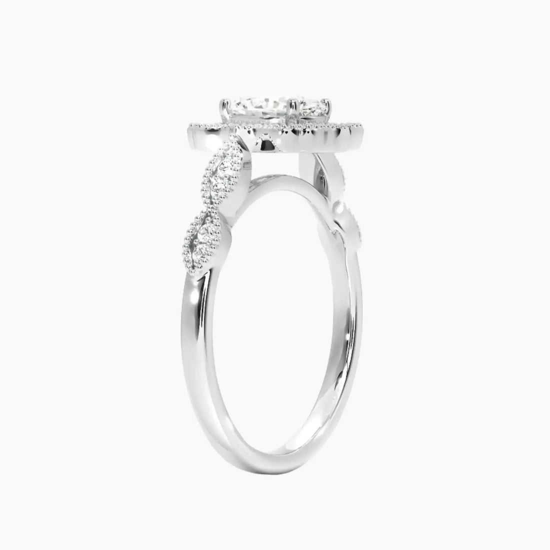 Talitha Oval 1.5 Carat Lab Grown Diamond Engagement Ring in 14K Yellow Gold