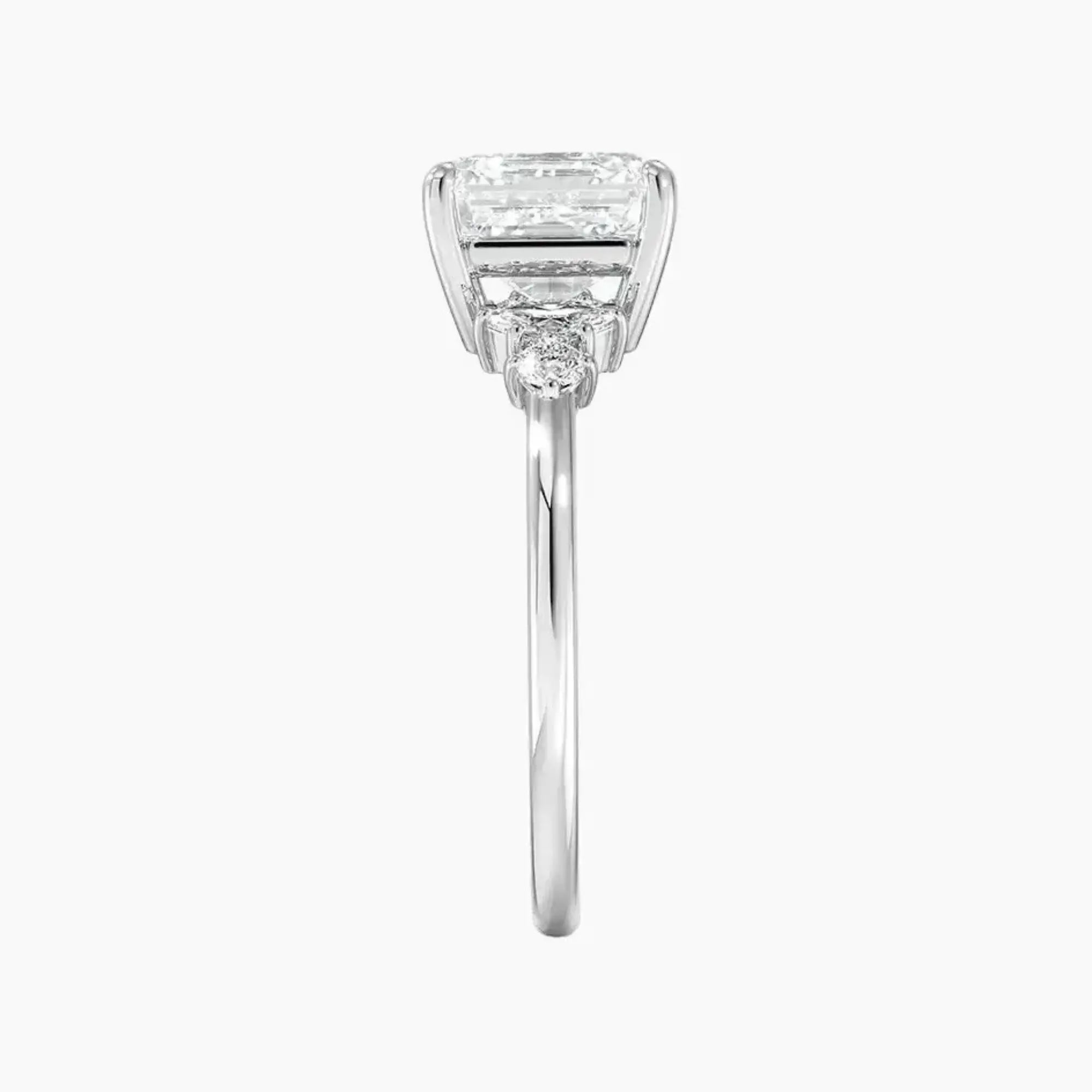 Jordana Asscher Designer 1 Carat Lab Grown Diamond Engagement Ring in 18K Rose Gold