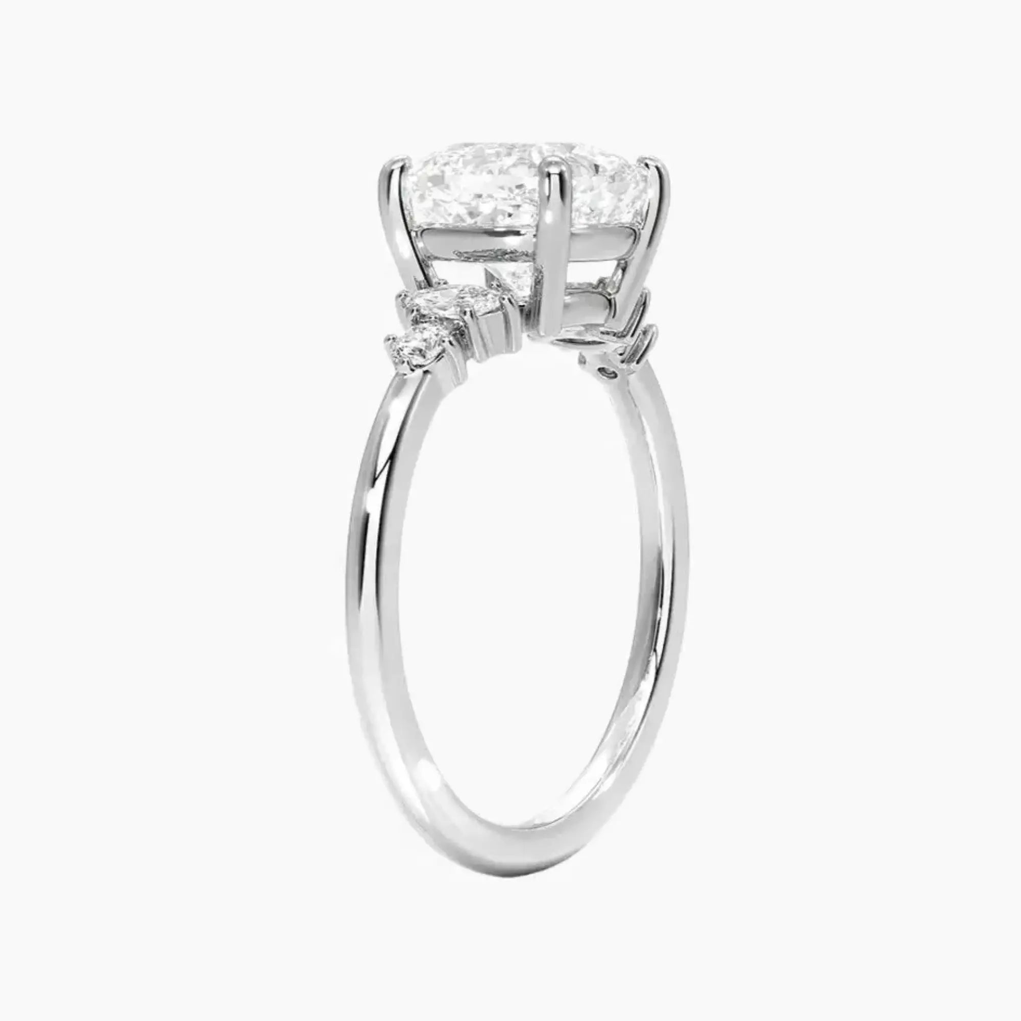 Jordana Cushion Designer 2 Carat Lab Grown Diamond Engagement Ring in 14K Yellow Gold