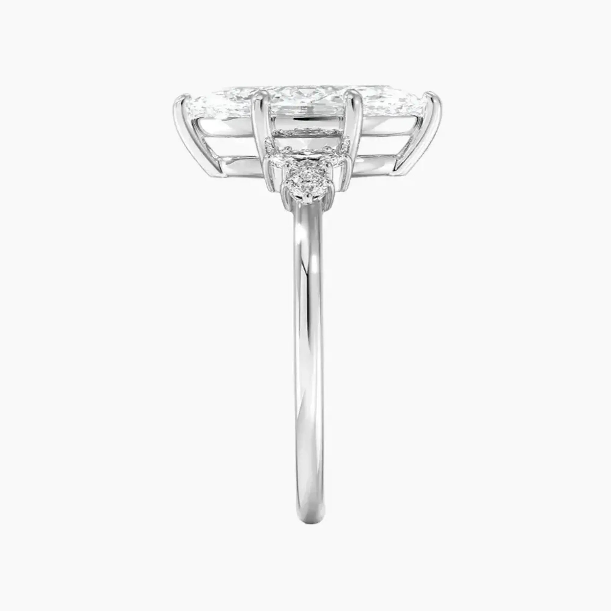 Jordana Marquise Designer Diamond Ring Setting in 18K Yellow Gold