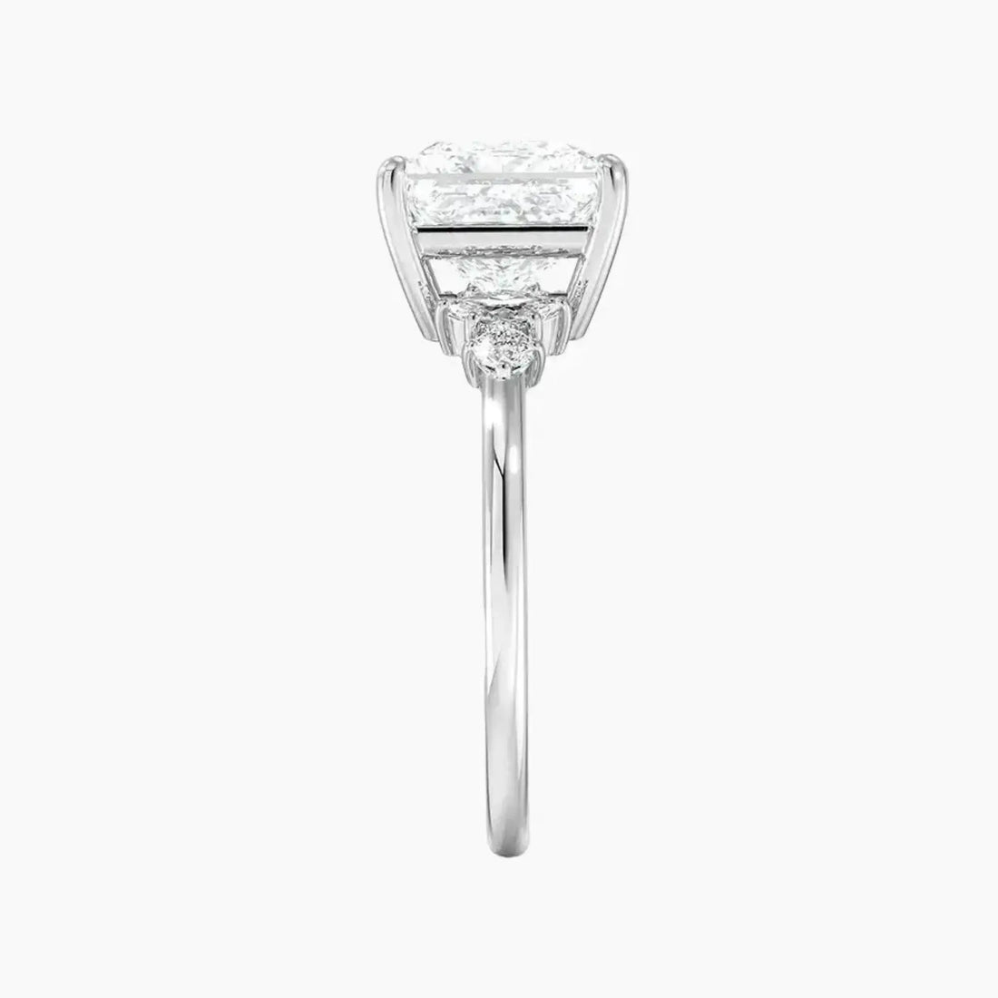 Jordana Princess Designer 1 Carat Lab Grown Diamond Engagement Ring in 14K Rose Gold
