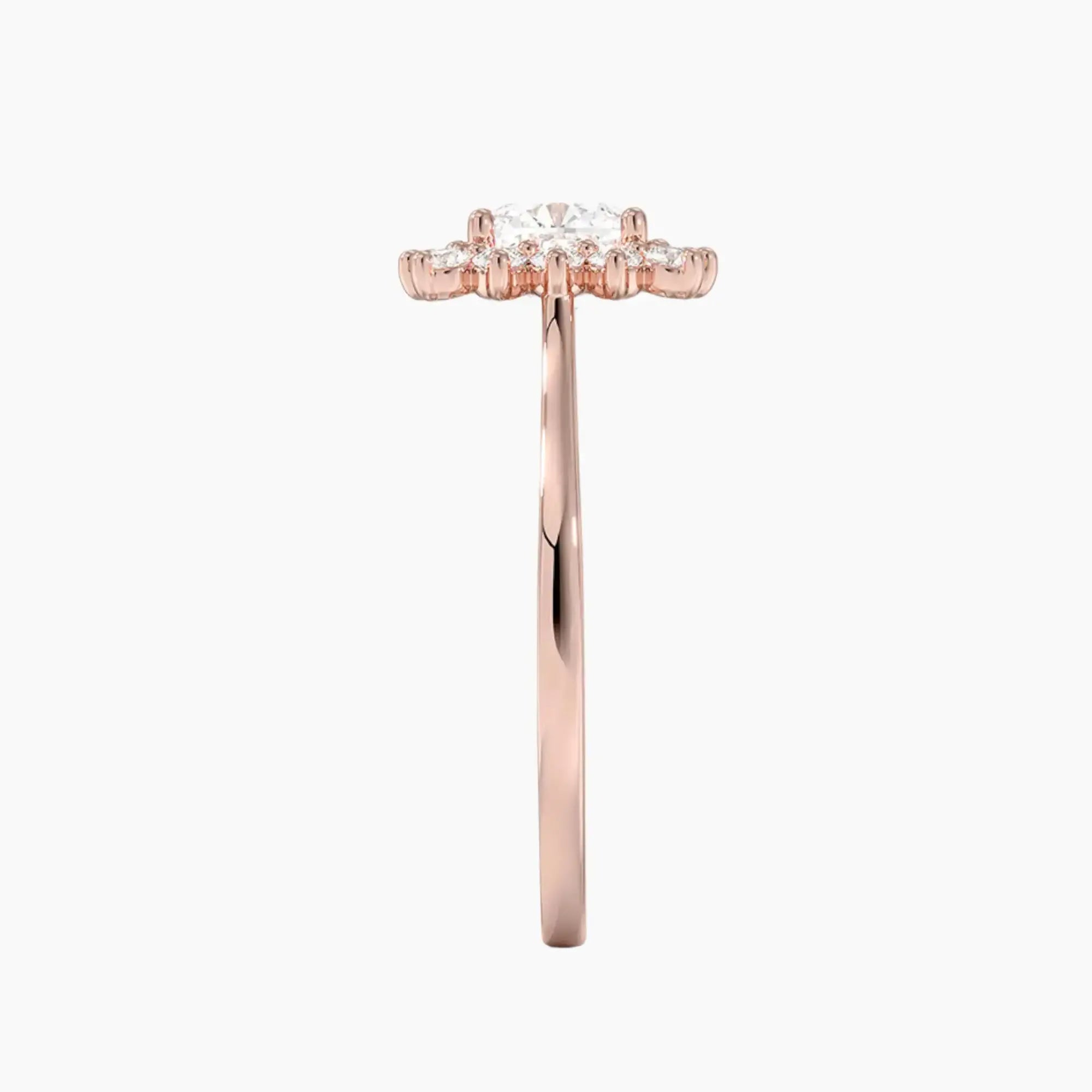 Soraya Cushion Designer 1.5 Carat Lab Grown Diamond Engagement Ring in 18K Yellow Gold