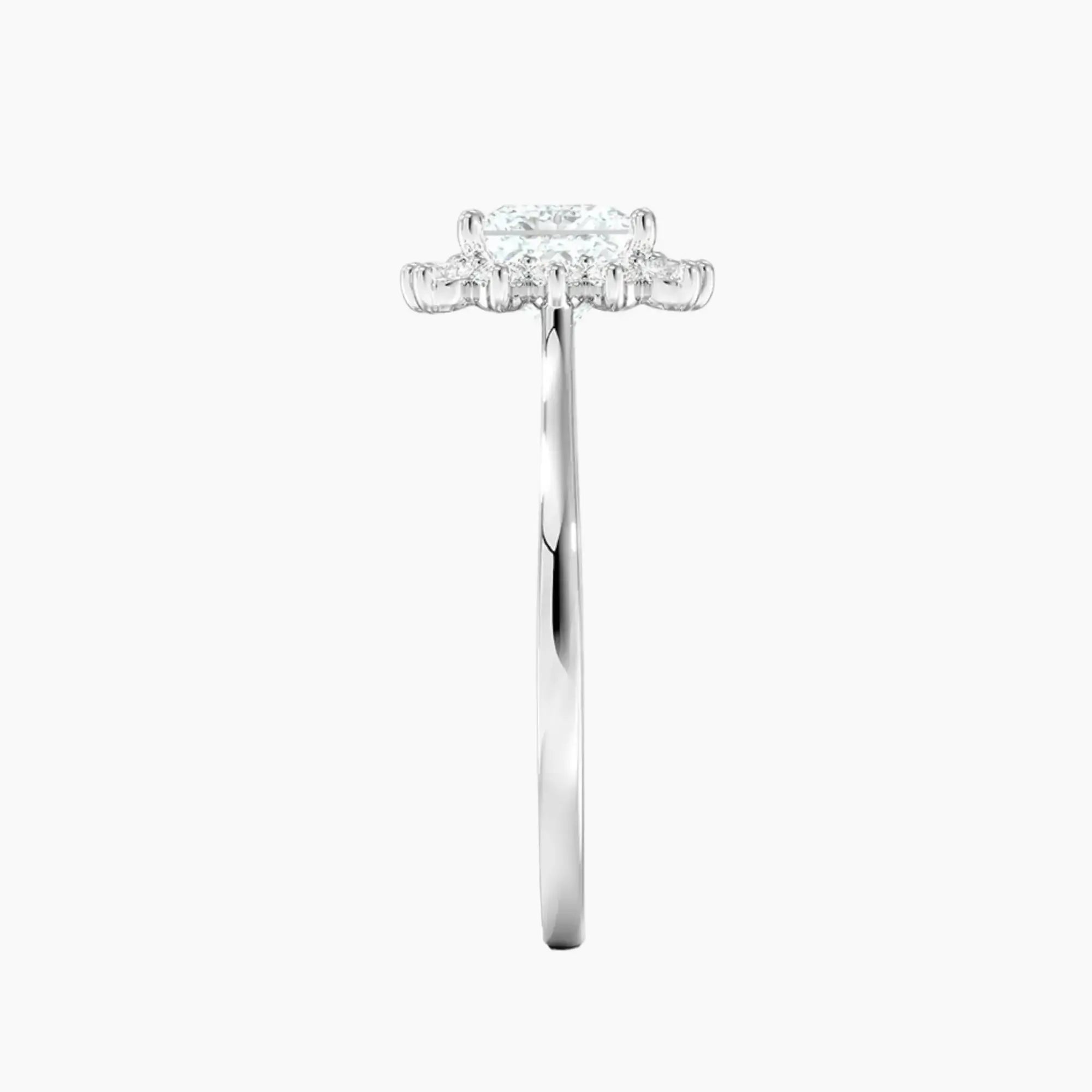 Soraya Princess Designer 1.5 Carat Lab Grown Diamond Engagement Ring in 18K Yellow Gold