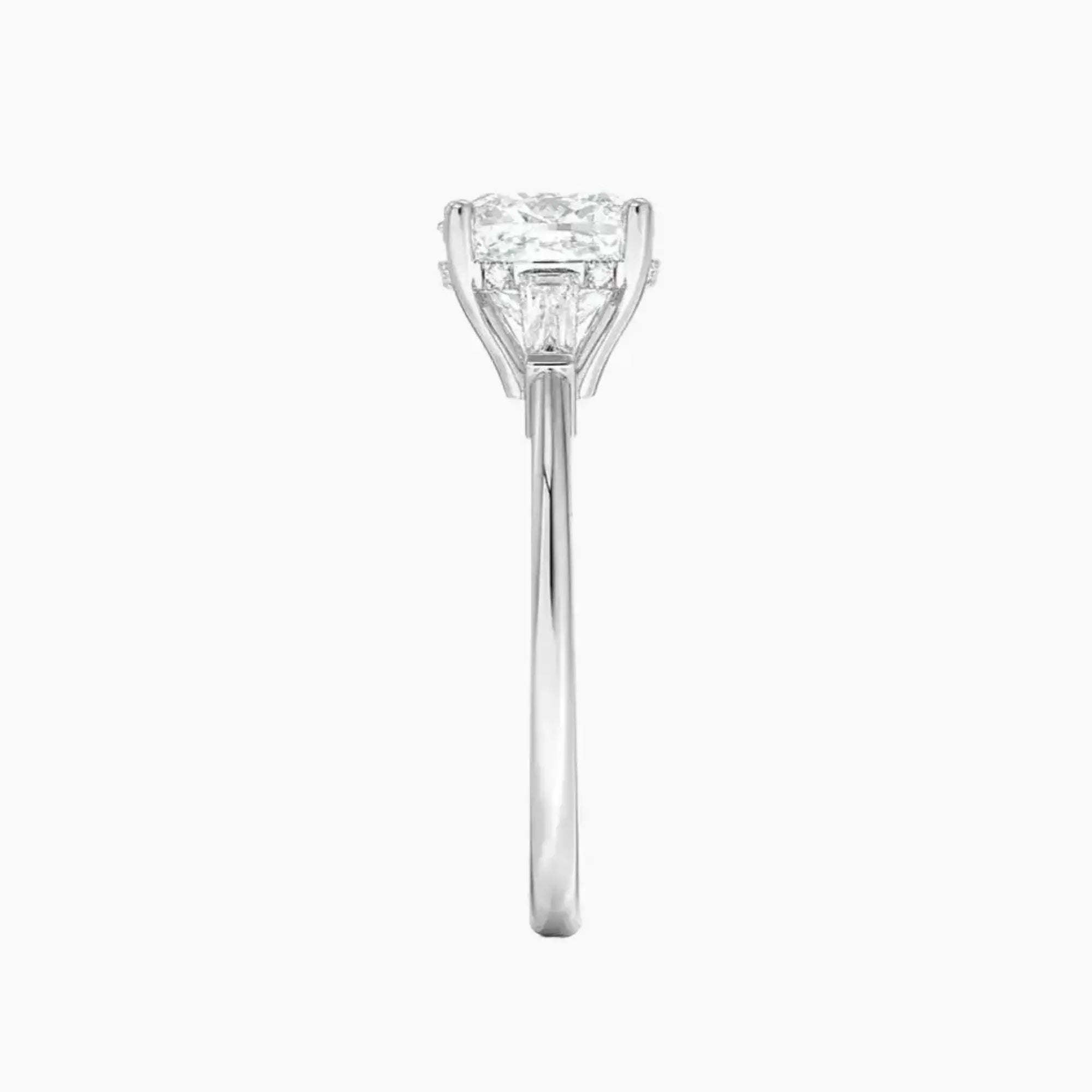 Nyx Cushion Hidden Halo 2.5 Carat Lab Grown Diamond Engagement Ring in 14K Rose Gold