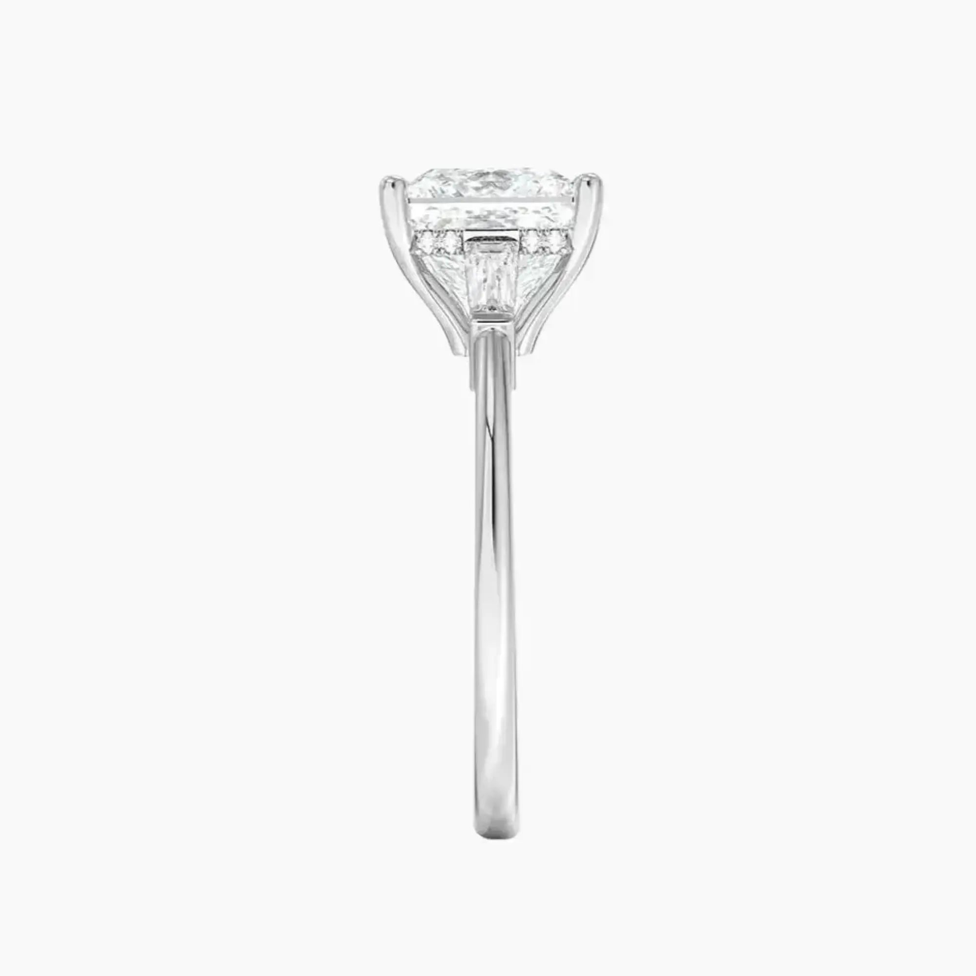 Nyx Princess Hidden Halo 1 Carat Lab Grown Diamond Engagement Ring in 14K White Gold
