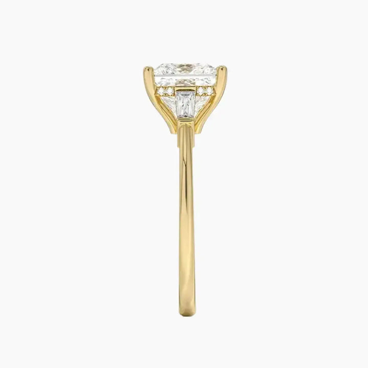 Nyx Princess Hidden Halo 1.5 Carat Lab Grown Diamond Engagement Ring in 14K Rose Gold