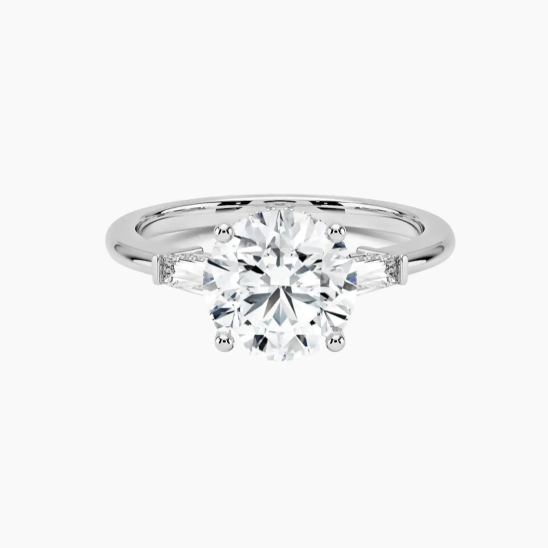 Nyx Round Hidden Halo 1.5 Carat Lab Grown Diamond Engagement Ring in 18K Rose Gold