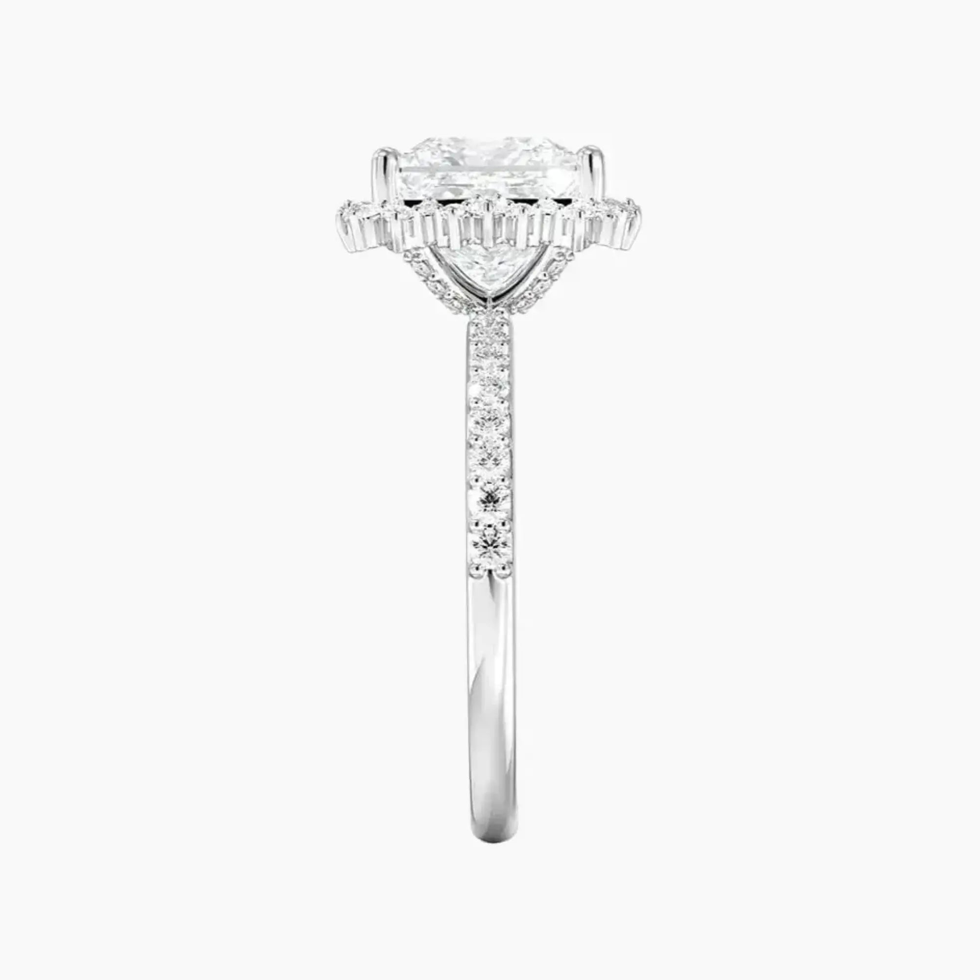 Coraline Princess Designer 1.5 Carat Lab Grown Diamond Engagement Ring in 18K Yellow Gold