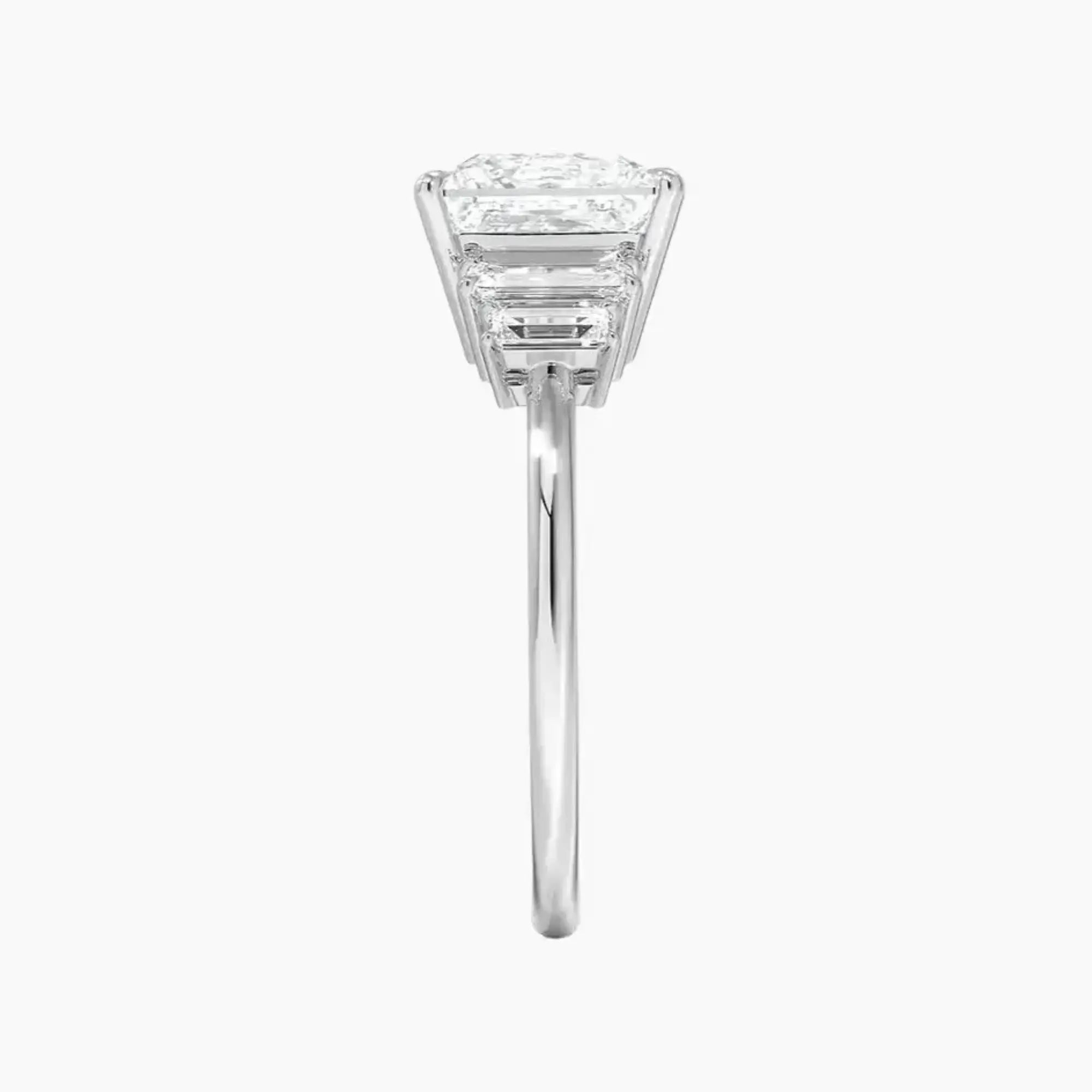 Nerine Five Stone Princess Designer 1.5 Carat Lab Grown Diamond Engagement Ring in 14K White Gold