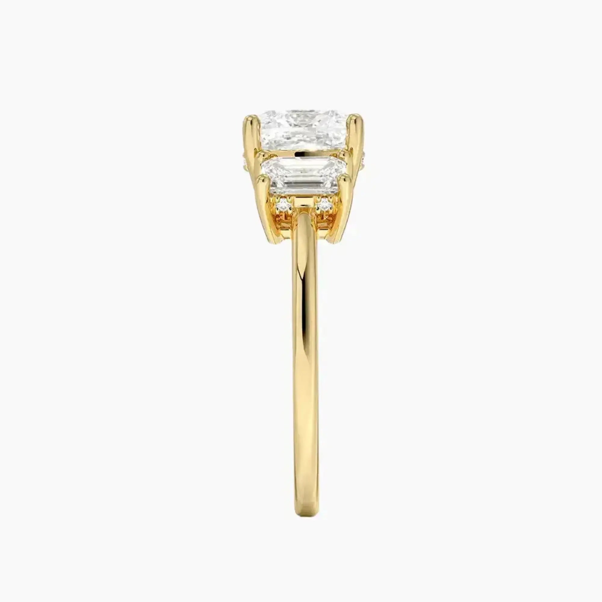 Aurelia Cushion Hidden Halo 1.5 Carat Lab Grown Diamond Engagement Ring in 18K Rose Gold