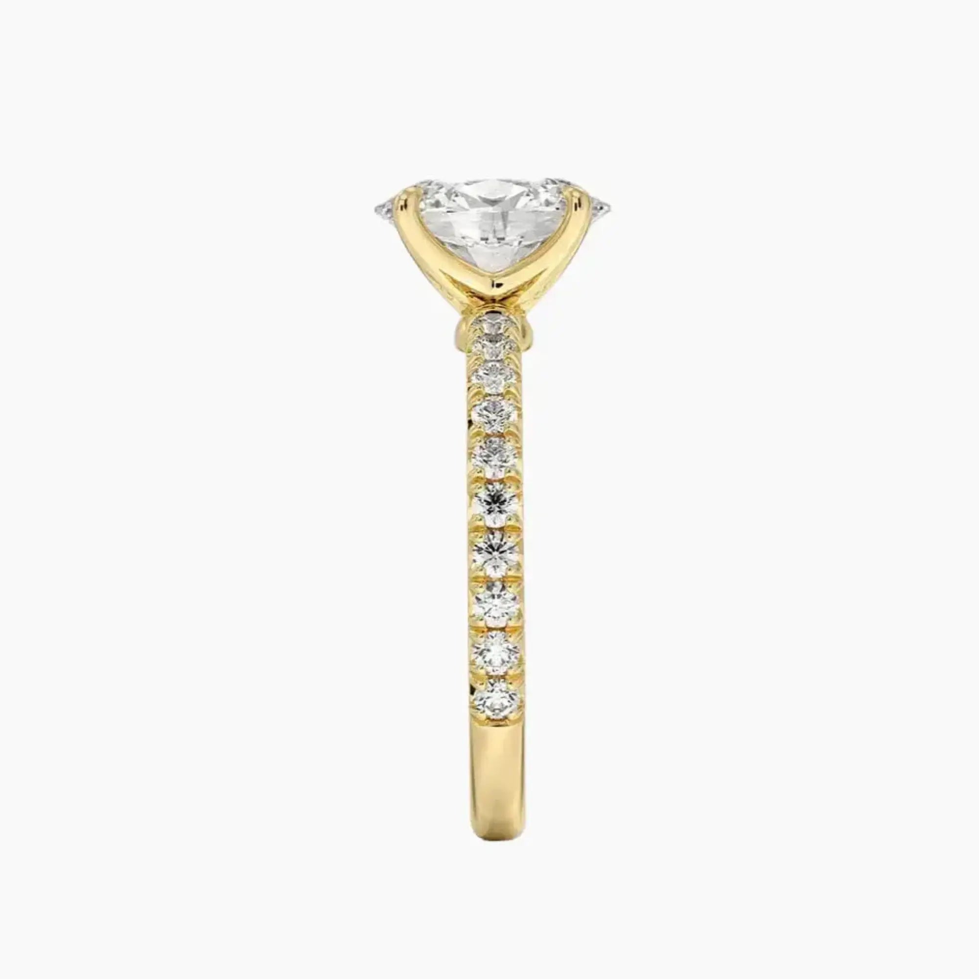 Irina Oval Solitaire 1.5 Carat Lab Grown Diamond Engagement Ring in 14K Rose Gold