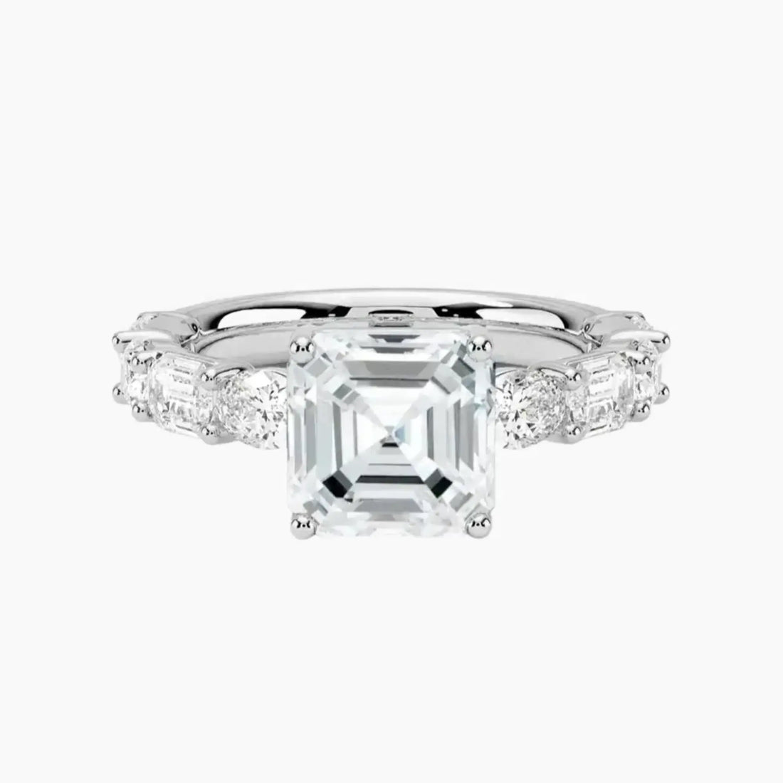 Ariadne Asscher Designer 1.5 Carat Lab Grown Diamond Engagement Ring in 14K Yellow Gold