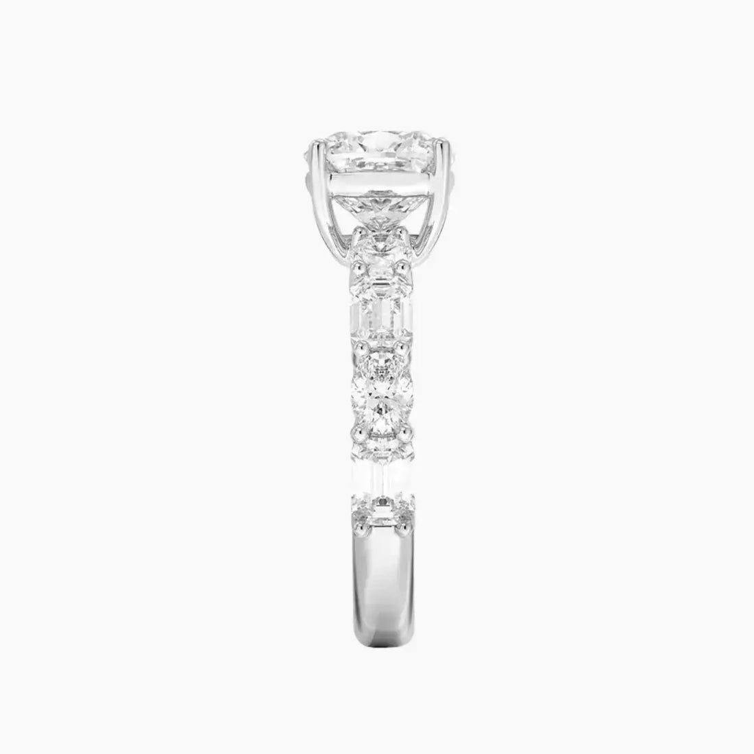 Ariadne Cushion Designer 1.5 Carat Lab Grown Diamond Engagement Ring in 14K Yellow Gold