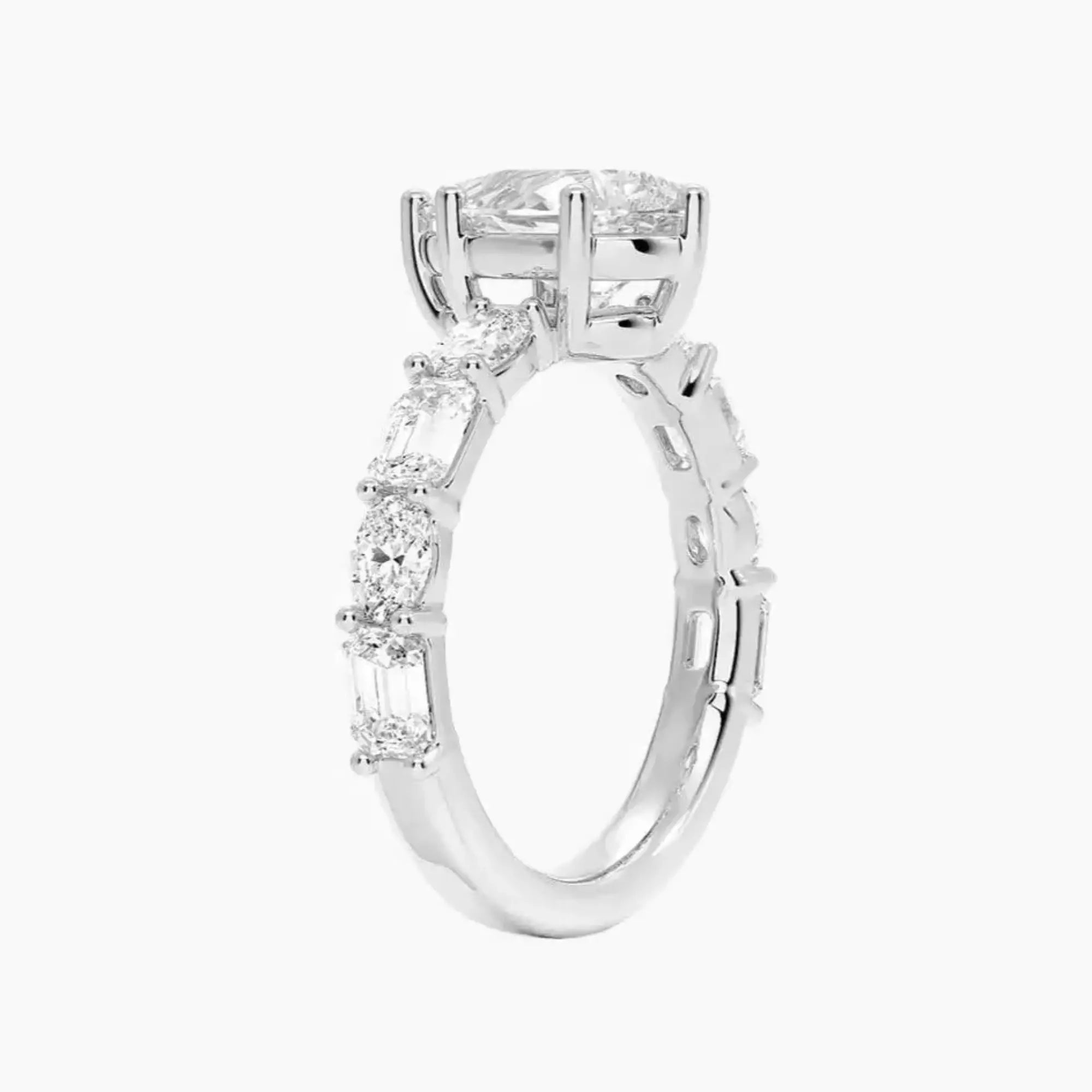Ariadne Pear Designer 1.5 Carat Lab Grown Diamond Engagement Ring in 14K Yellow Gold