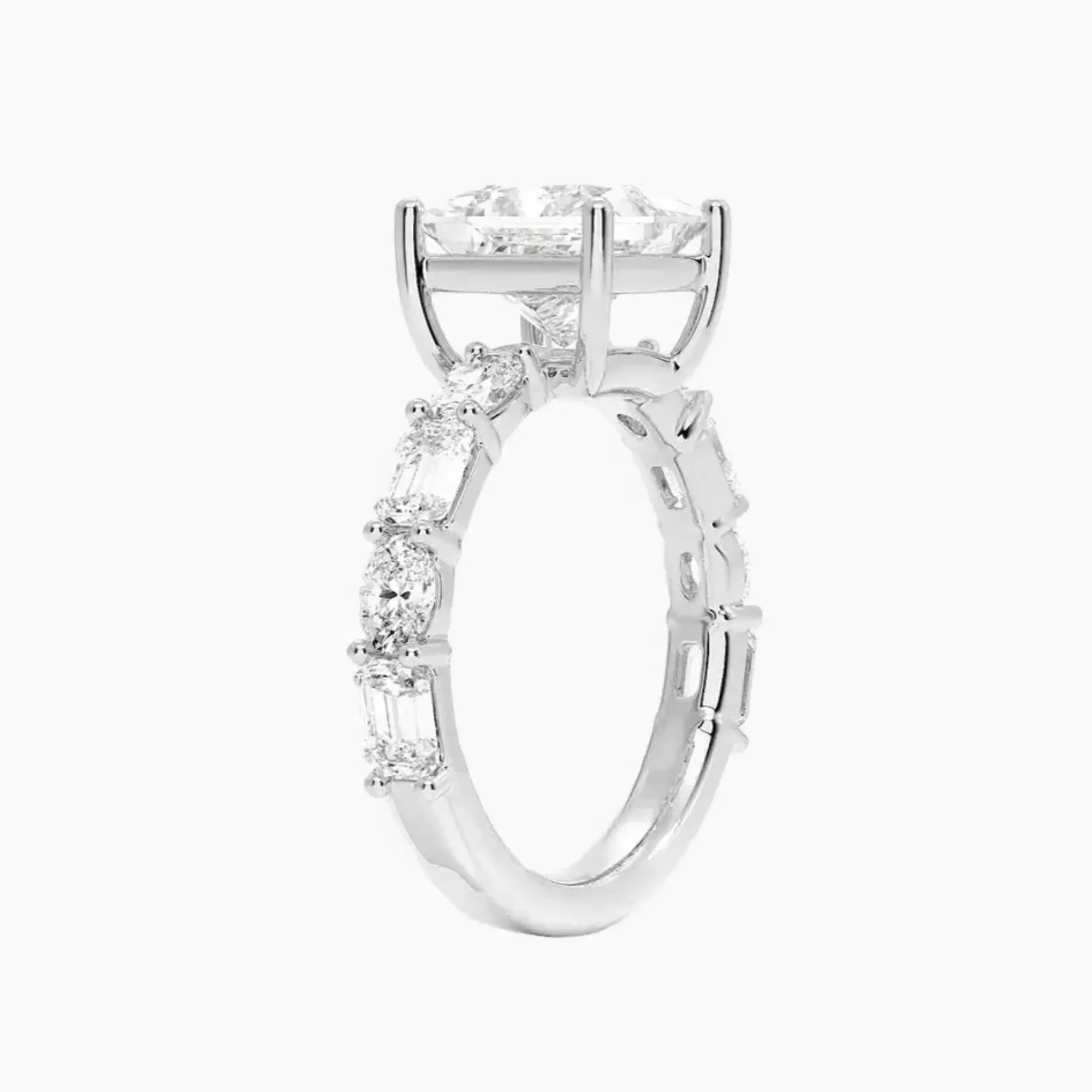 Ariadne Princess Designer 1.5 Carat Lab Grown Diamond Engagement Ring in 14K Yellow Gold