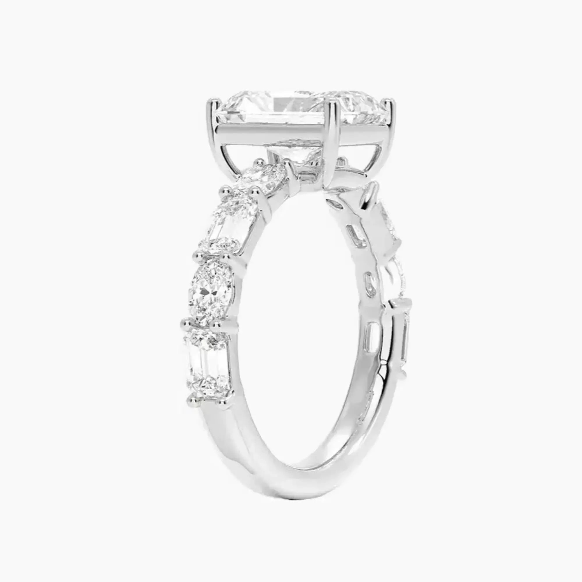Ariadne Radiant Designer 2 Carat Lab Grown Diamond Engagement Ring in 18K Yellow Gold