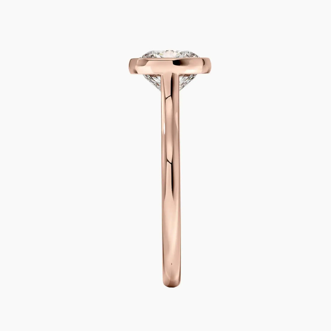 Jovienne Cushion Solitaire Diamond Ring Setting in 18K Yellow Gold
