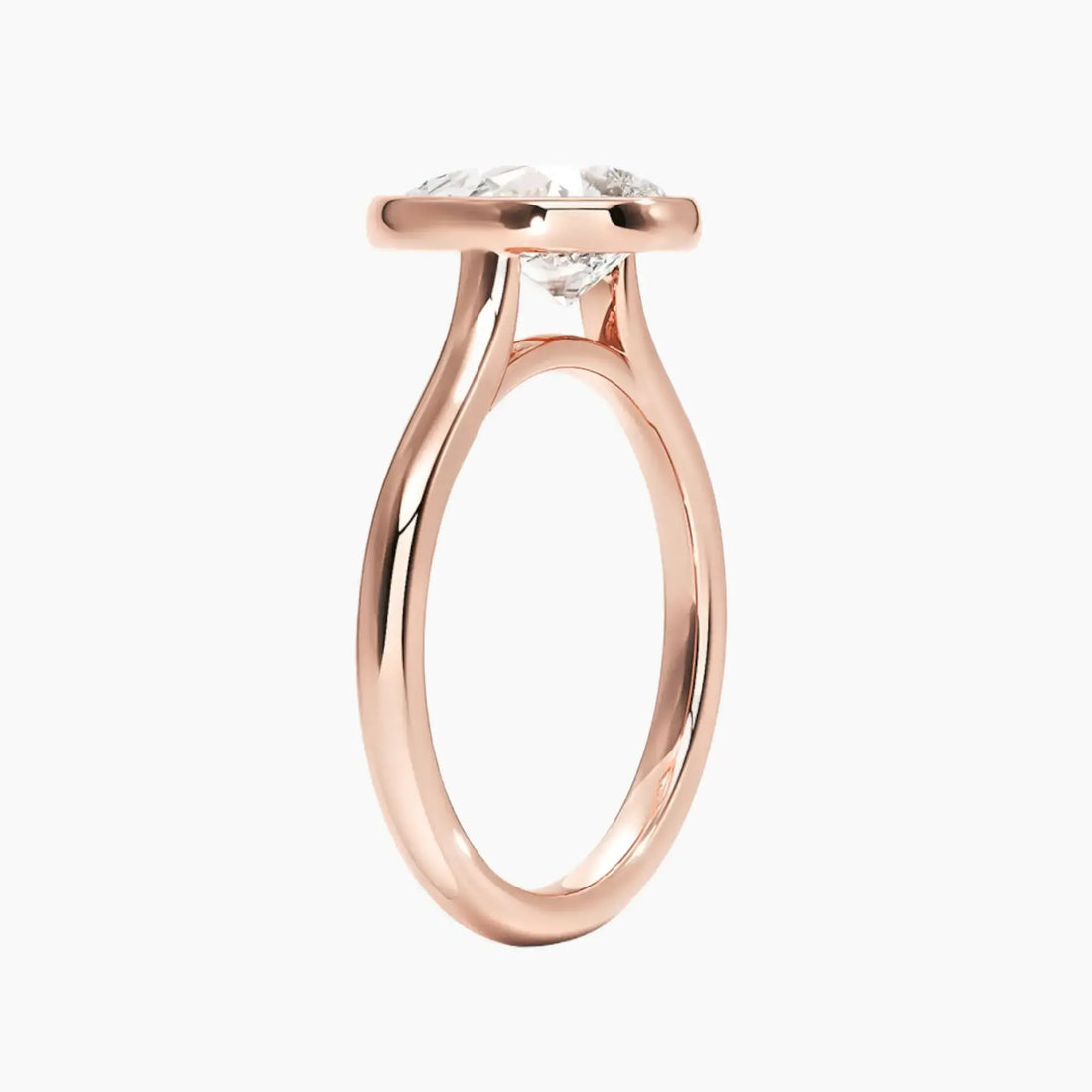 Jovienne Pear Solitaire 2 Carat Lab Grown Diamond Engagement Ring in 14K Yellow Gold