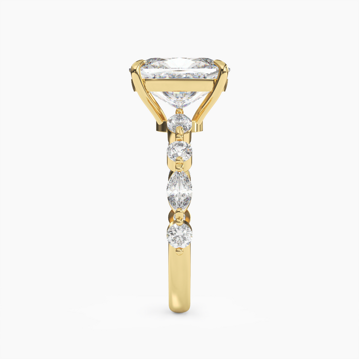 Sonnet Cushion Solitaire 1.5 Carat Lab Grown Diamond Engagement Ring in 14K Rose Gold