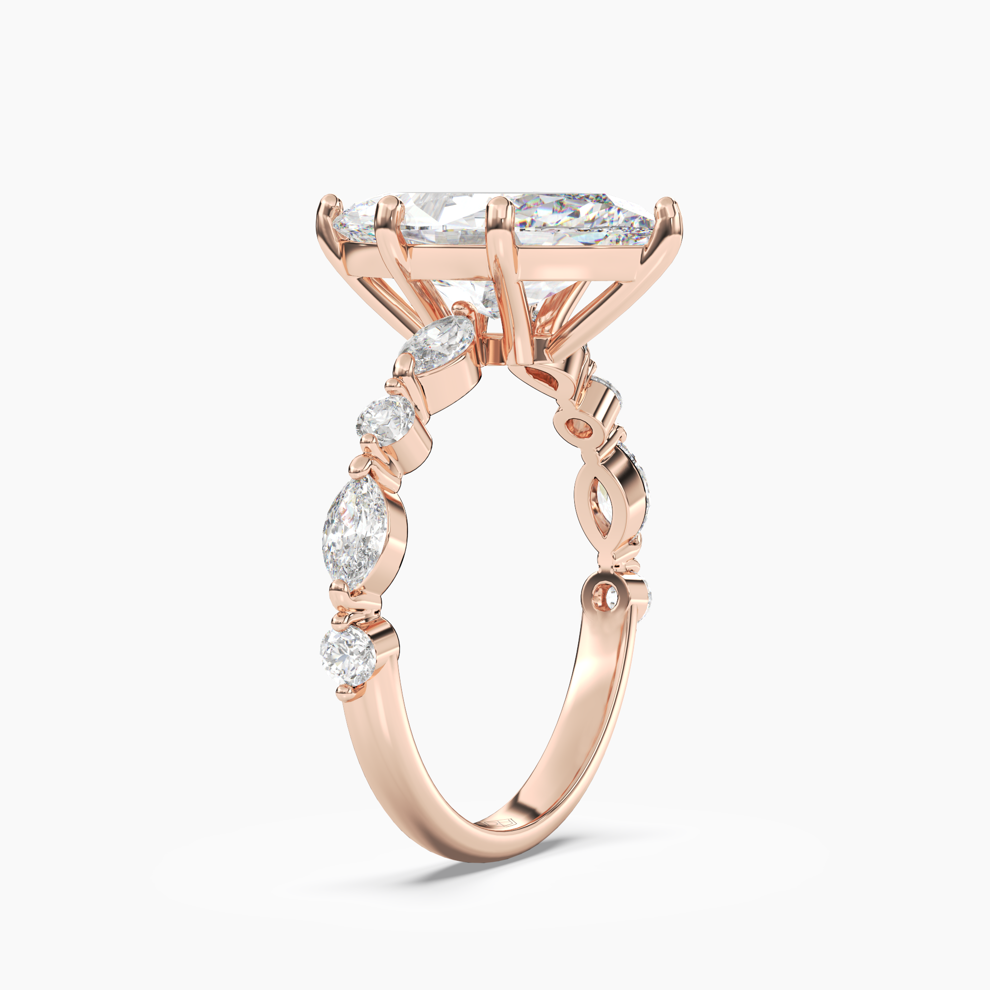 Sonnet Marquise Solitaire 2 Carat Lab Grown Diamond Engagement Ring in 14K White Gold