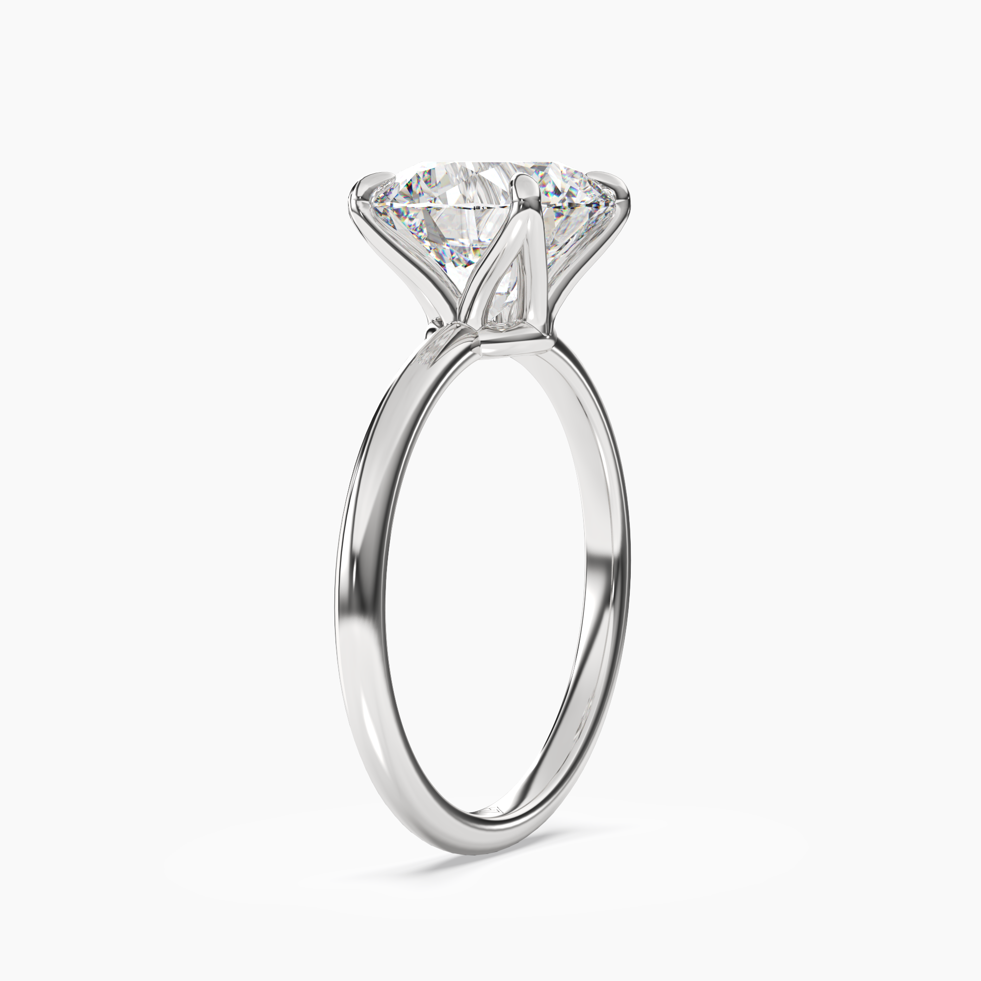 Brielle Round Solitaire 1.5 Carat Lab Grown Diamond Engagement Ring in 14K Rose Gold